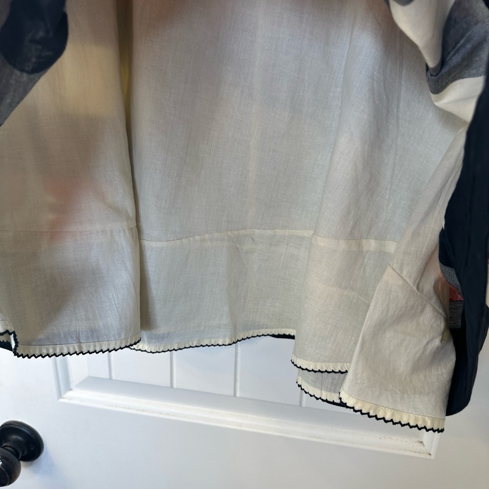 Anthropologie Floreat Do Si Do Gingham A-Line Skirt Sz 2 - Picture 3 of 4